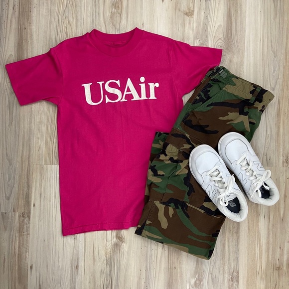 Pink USAir t-shirt - Picture 1 of 4